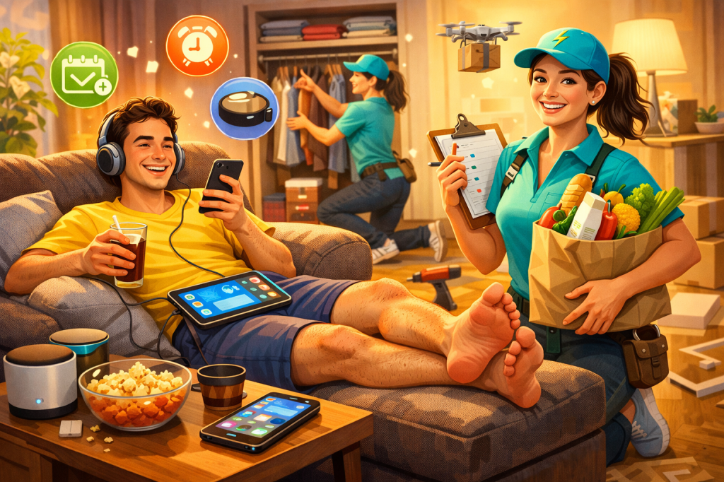 Futuristic Relaxation Assistant